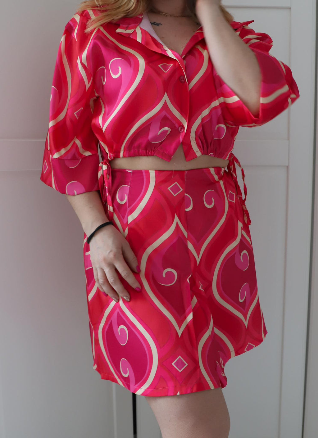 Ensemble satiné