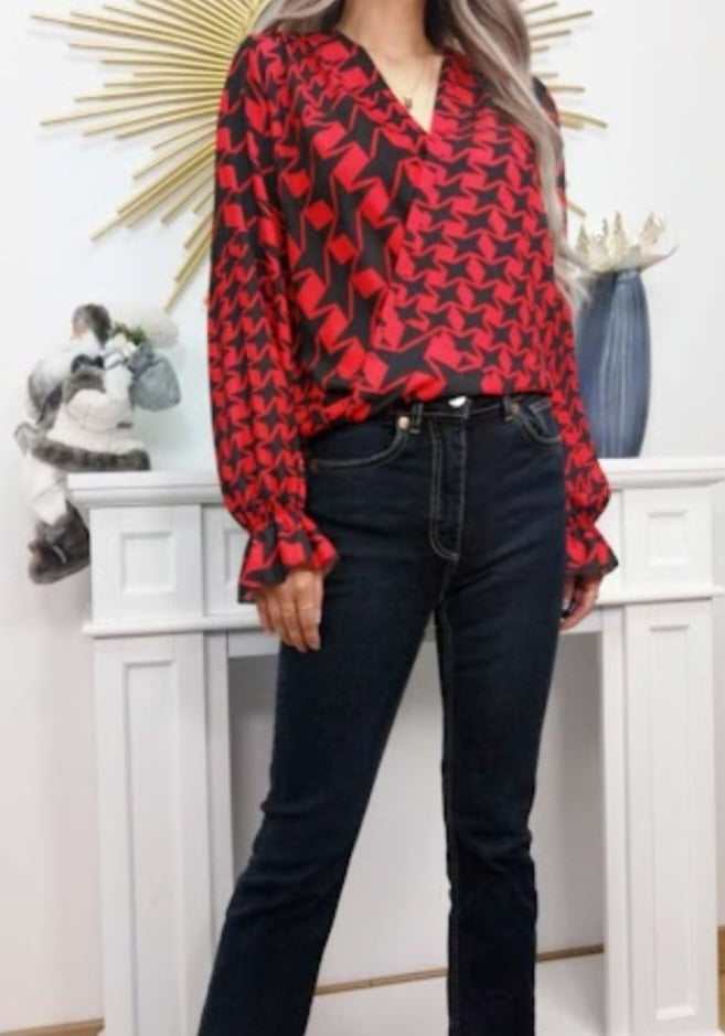 Blouse cache coeur