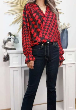 Blouse cache coeur