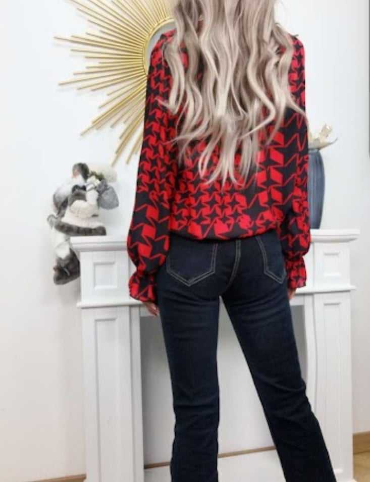 Blouse cache coeur