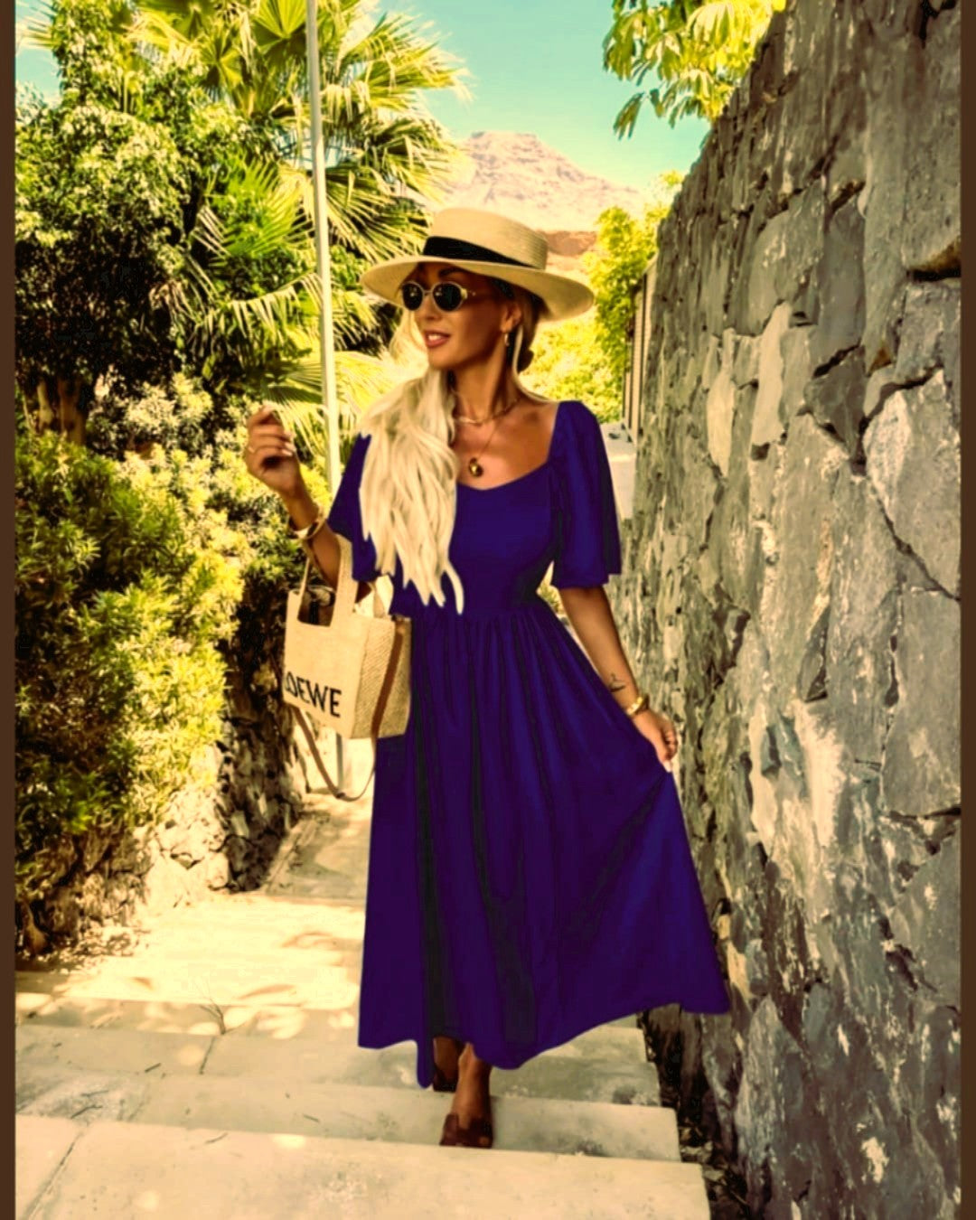 Robe longue dos nu avec noeud