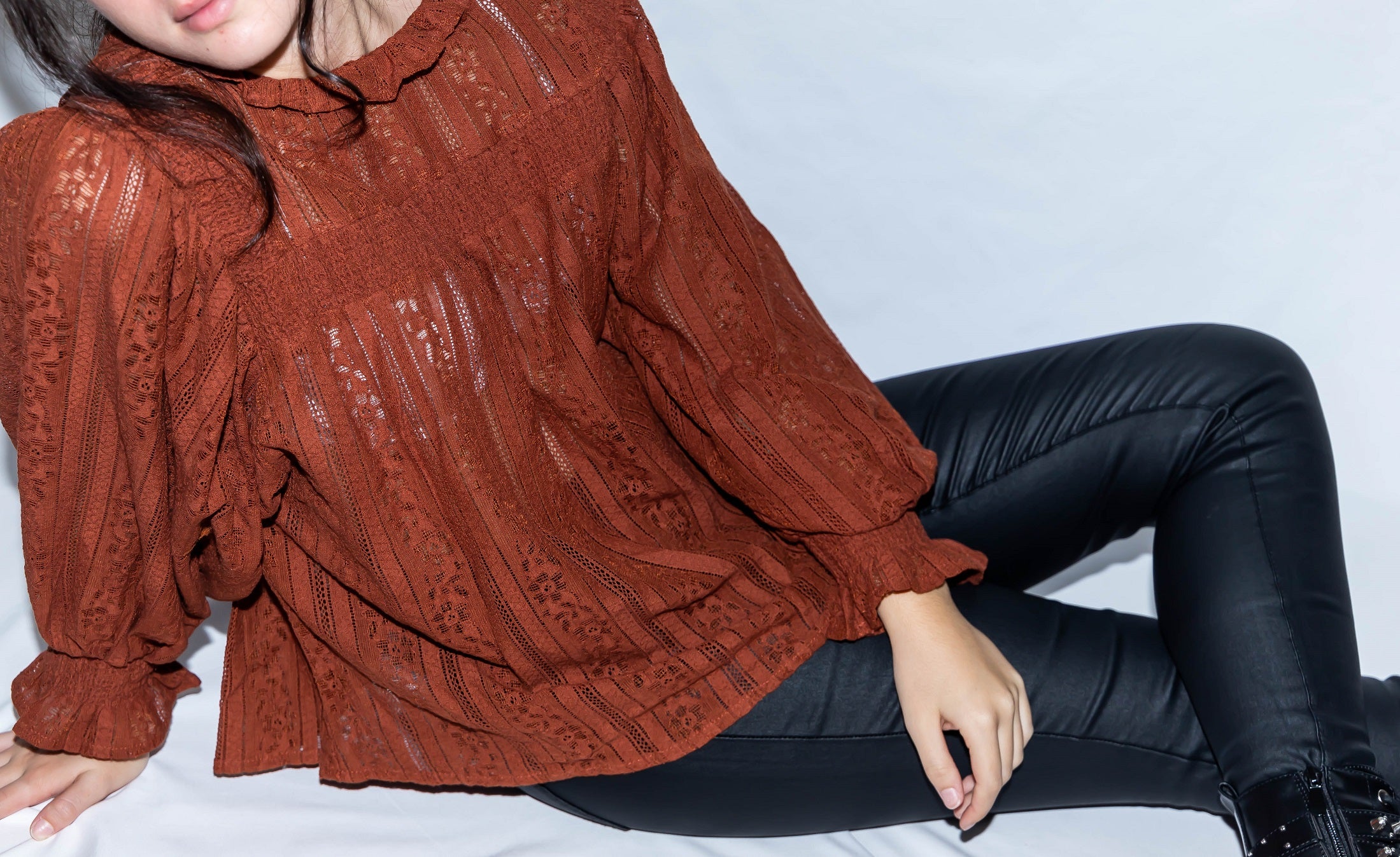 Blouse terracota